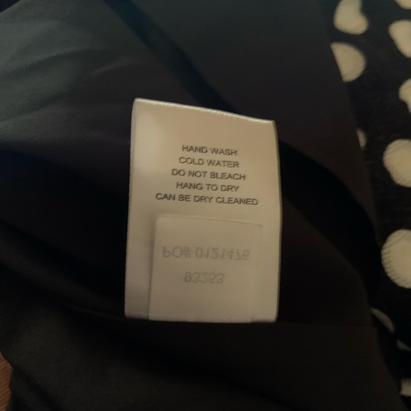 Metro Style Black and White Polka Dot Dress Size 8 - Picture 8 of 8